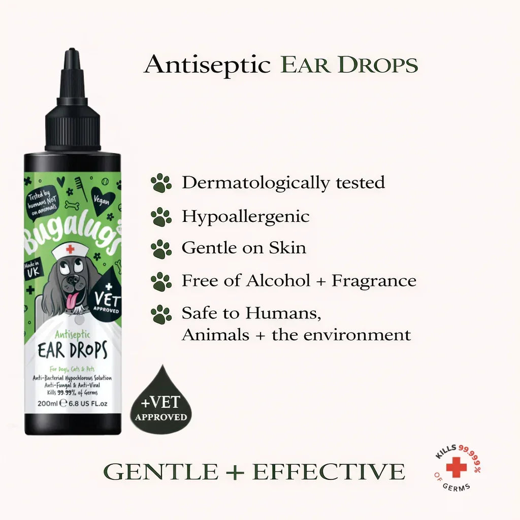 Bugalugs Antiseptic Ear Drops 200ml - House Of PDB