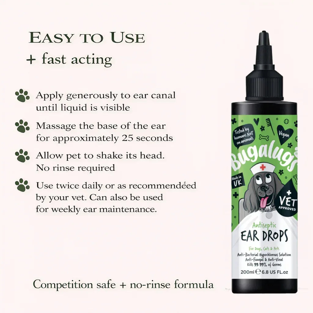 Bugalugs Antiseptic Ear Drops 200ml - House Of PDB