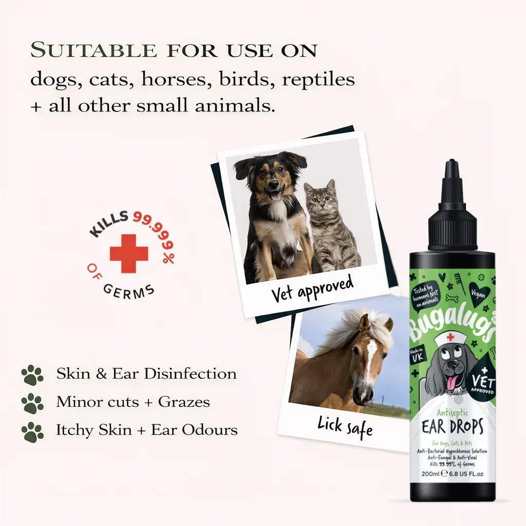 Bugalugs Antiseptic Ear Drops 200ml - House Of PDB