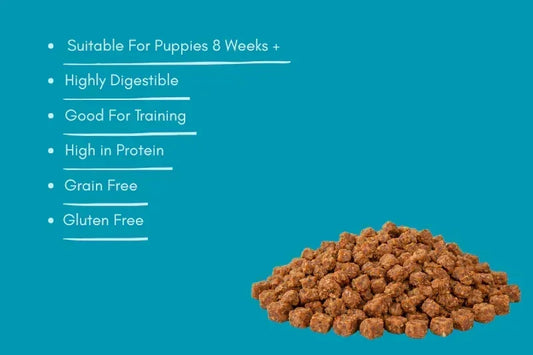 Natural dog training treats, grain free, high protein, suitable for puppies, House Of PDB