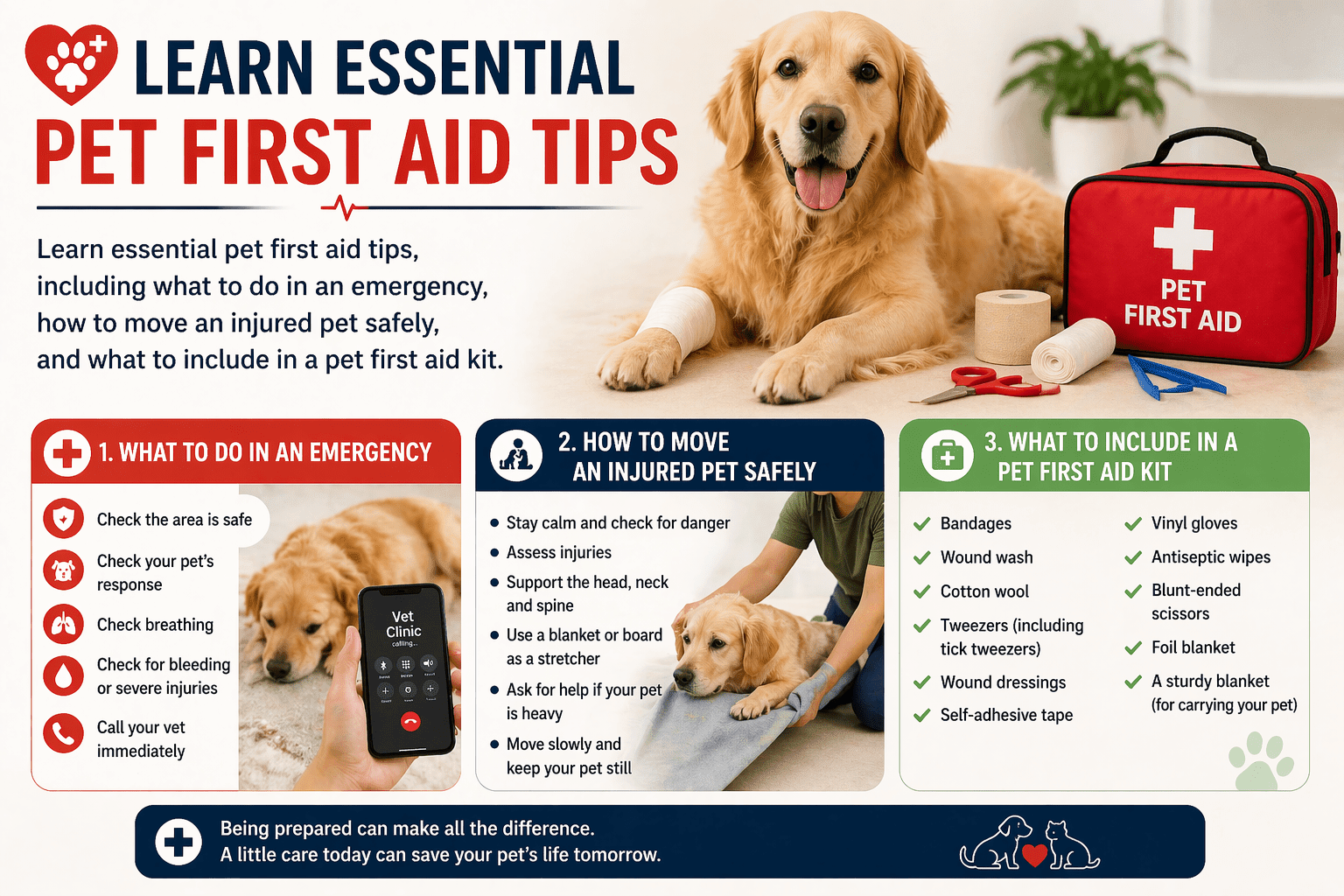 Pet First Aid: What to Do in an Emergency – House Of PDB