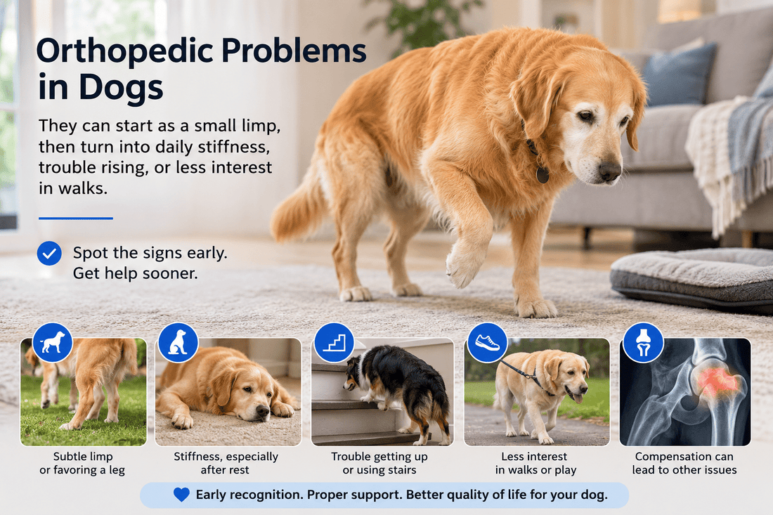 Orthopedic problems in dogs and how to spot them early