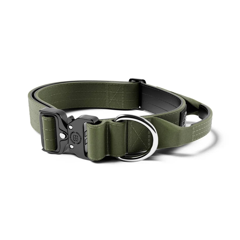 BullyBillows 4cm Combat® Dog Collar | With Handle & Secure Clip - House Of PDB