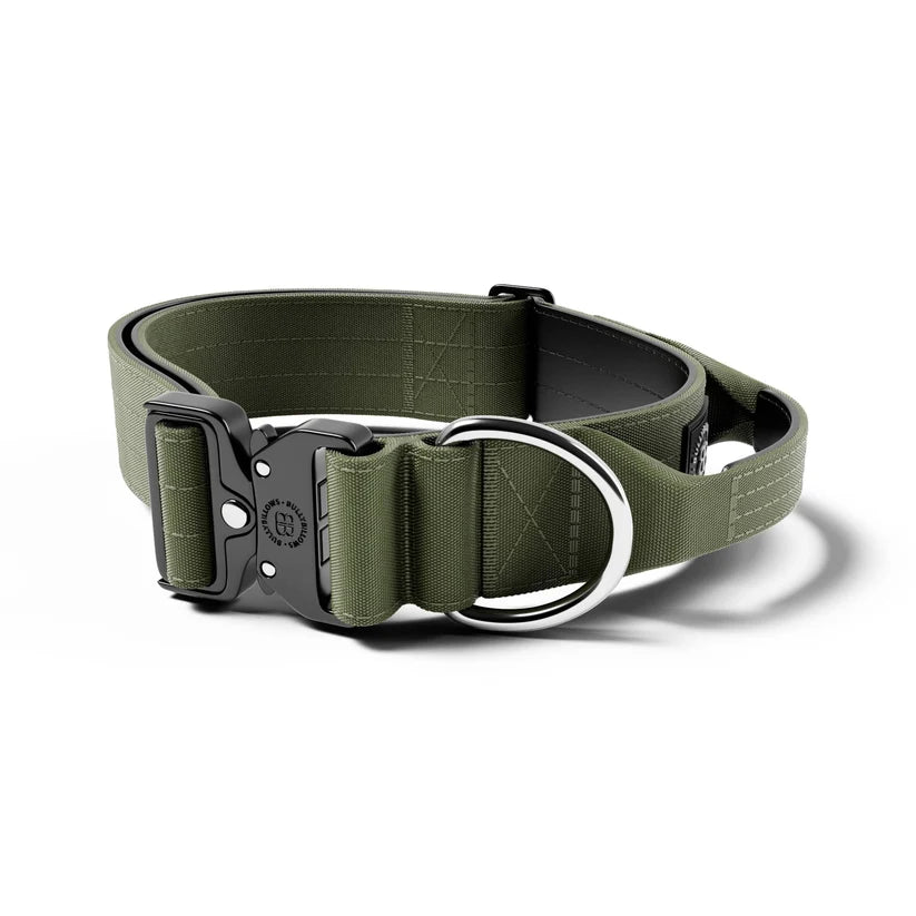 BullyBillows 5cm Combat® Dog Collar – Heavy-Duty Collar with Control Handle - House Of PDB
