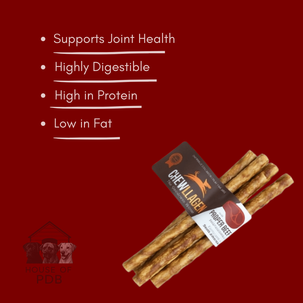 Chewllagen Beef Mini Roll 5 pack - House Of PDB