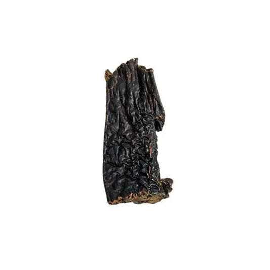 Dried buffalo liver natural dog treat on white background, House Of PDB healthy pet snack