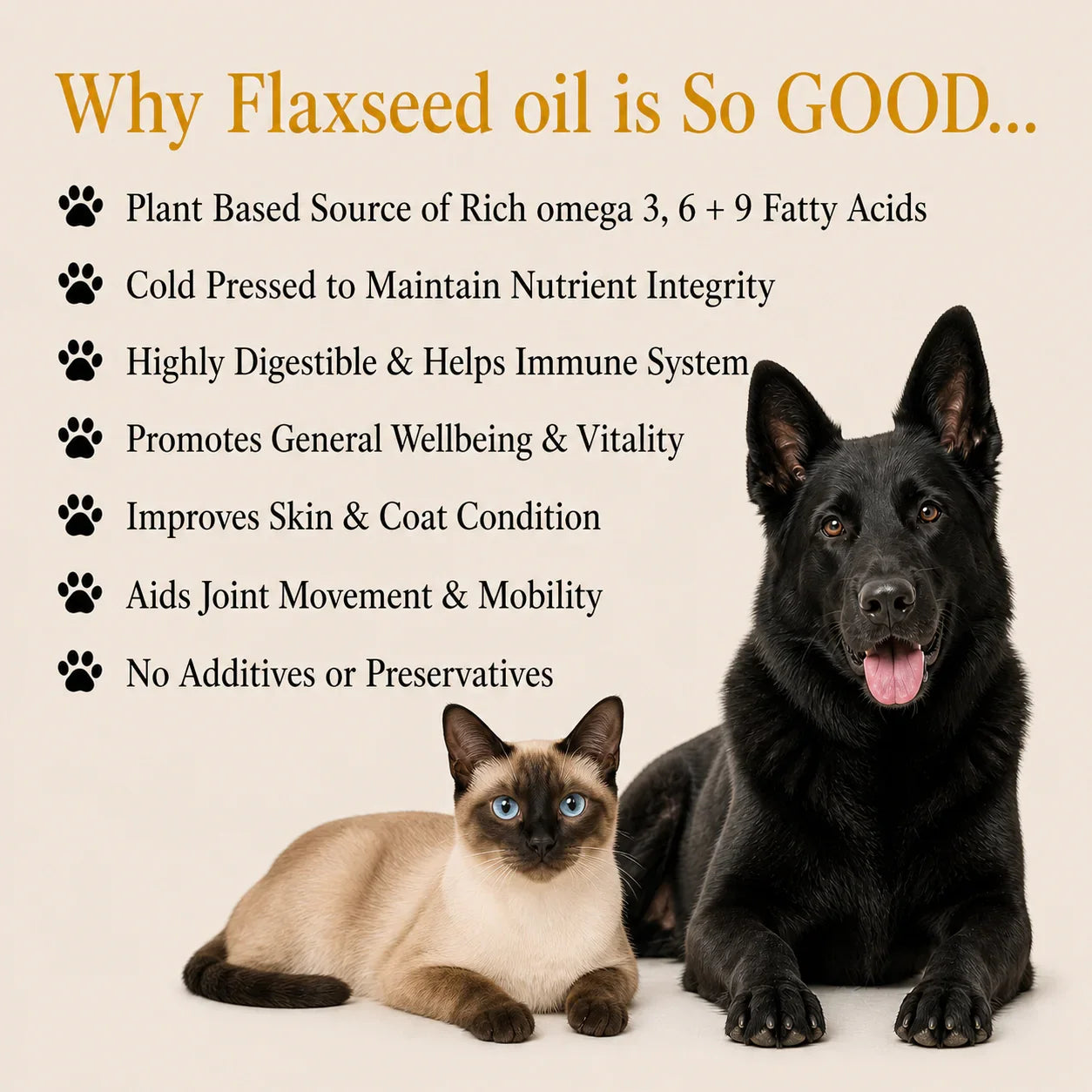 Bugalugs Flaxseed Oil - HOUSE OF PDB