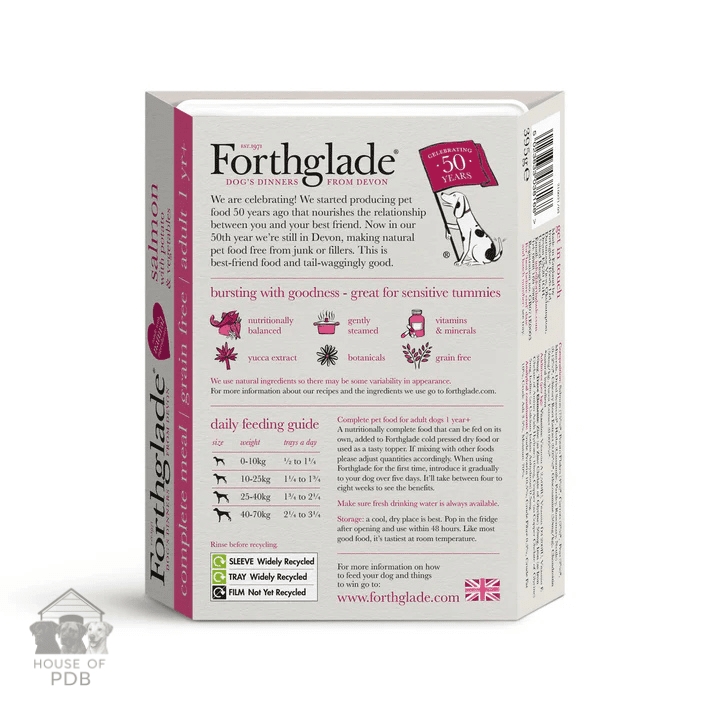 Forthglade Salmon & Potato Wet Dog Food - House Of PDB