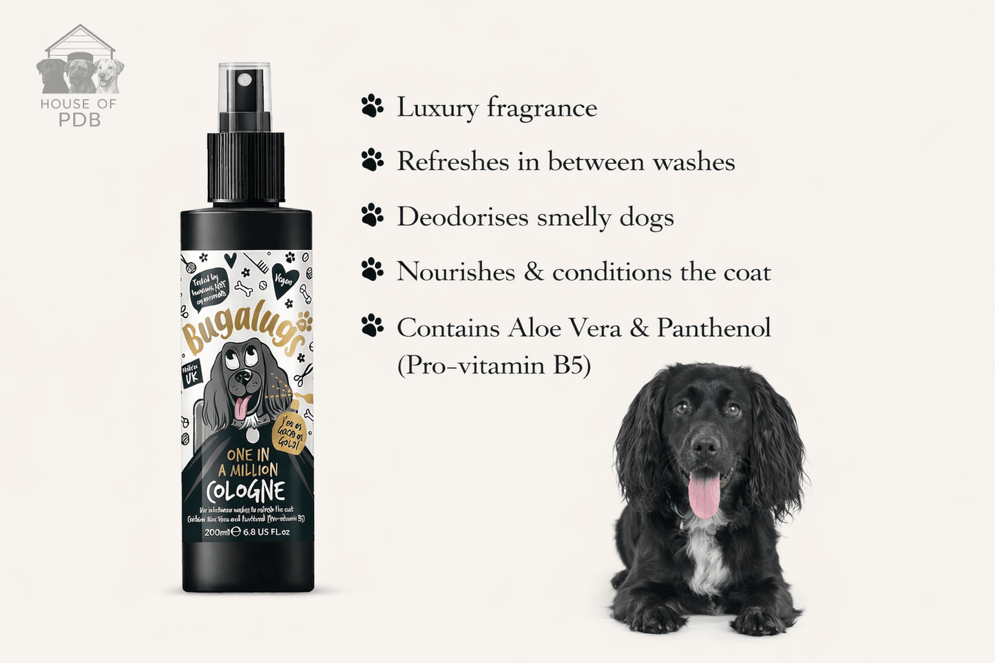 Bugalugs - One in a million cologne 200ml - House Of PDB