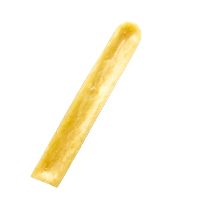 Natural plain yak milk dog chew treat on white background, House Of PDB pet wellness