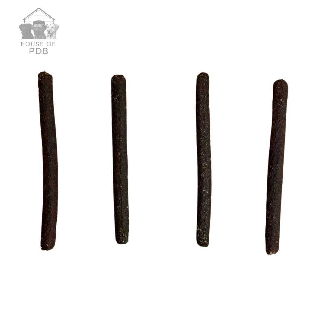 Rabbit Meaty Sticks on a white background with 'House of PDB' logo.