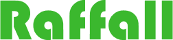 Green 'Raffal' logo on a white background