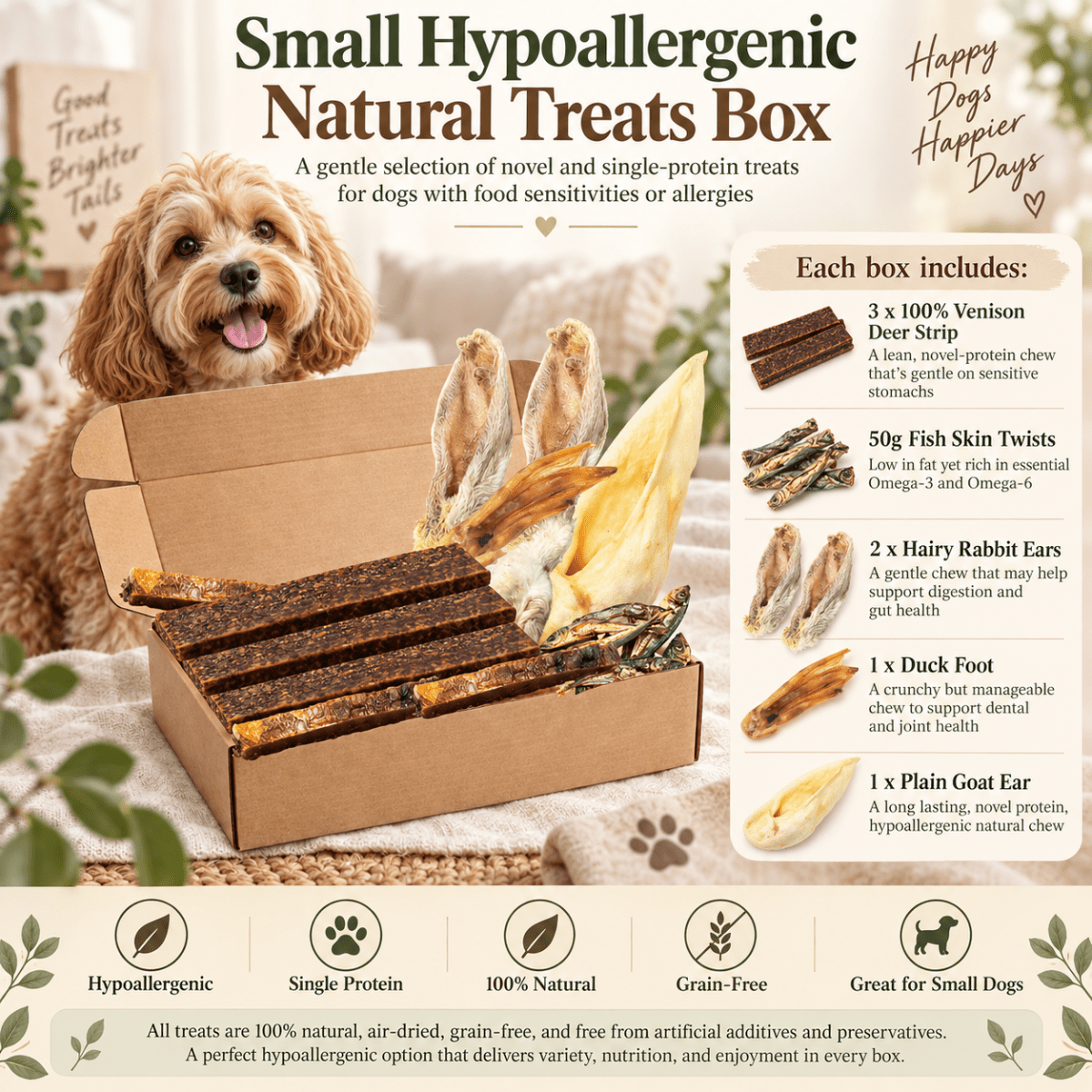 Natural Variety Box Small Hypoallergenic - House Of PDB